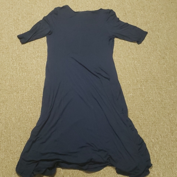 Navy Blue Maxi Dress - Picture 3 of 4